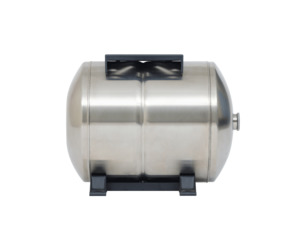 Pressure Tanks: 24L Trevoli Stainless Steel Pressure Tank -Horizontal