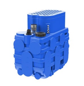 Drainage Chambers: Zenit- Bluebox 250L GR Sewer Pump Station With Accessories and Grinder pump options