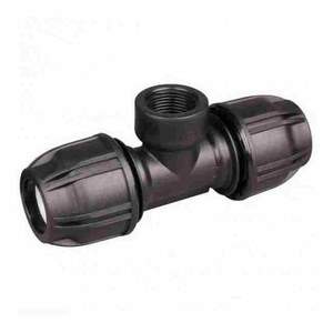 Hose Fittings: Hansen Female Threaded Tee Connector