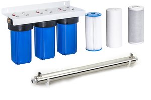 TREVOLI-Whole House Water Filtration & UV-Option 3-For Rainwater Tank/Bore