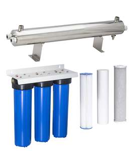 TREVOLI - Whole House UV Option 6 - 20" Filters For Rainwater Tank/Bore/Well