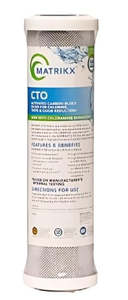 Water Filters Standard: Matrikx CTO 10"x 2.5" Carbon Block Filter 5 Micron