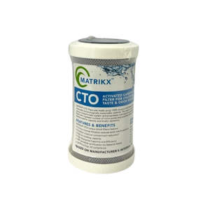 Water Filters Standard: Matrikx 5" CTO Standard Carbon Block Cartridge 5 Micron