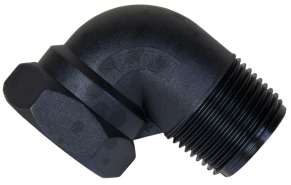 True Fit Threaded Fittings: Hansen Threaded Male to Female Elbow-15-50mm