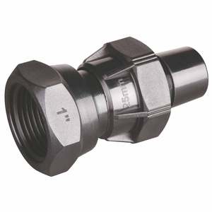 Easy Fit Poly Fittings: Hansen Female Straight Coupling (15-50mm)