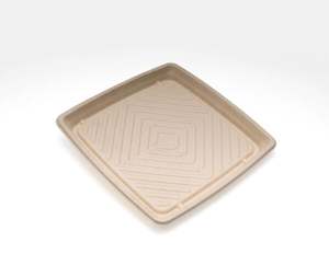 Fibre takeaway Serving Platter 312 x 312 x 28mm - Punchbowl Packaging
