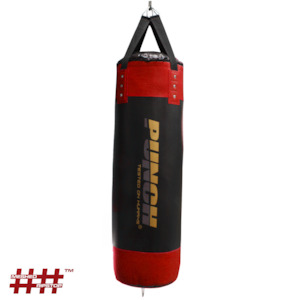 BOXING BAG - Urban™ - STRAPS - 4FT BLK/ RED