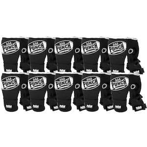 Boxing Hygiene: QUICK WRAPS - BULK PACK 10 pairs - BLACK