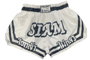 THAI SHORTS - Siam™ - WHITE/BLACK