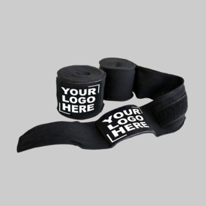 HAND WRAPS - Custom Logo - 4.5m STRETCH (Ctn of 50 Pairs)