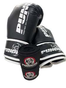 STARTER Pack - 16oz HAYMAKER Gloves + FREE Handwraps