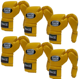 All: 16oz YELLOW ELITE Mexican™ GLOVES - 6 BUY PRICE