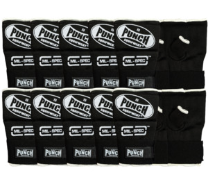 QUICK WRAPS - Mil Spec® - BULK PACK 10 pairs - BLACK - SMALL