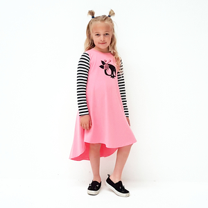 Products: Pink Skull Long Sleeve Dress – Size 6 year