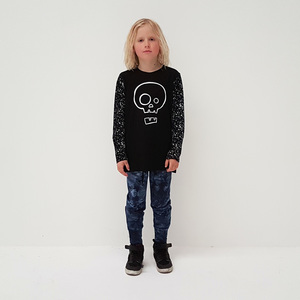 Products: LS Tee – Black Splatter Skull Tee – Sizes 4, 6, 12, 14 year