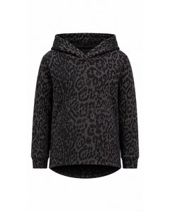 Hoodie - Grey Leopard