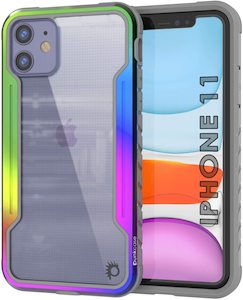 Punkcase Iphone 12 Avenger Case Protective Military Grade Multilayer Cover: Punkcase iPhone 12 ravenger Case Protective Military Grade Multilayer Cover [Rainbow]