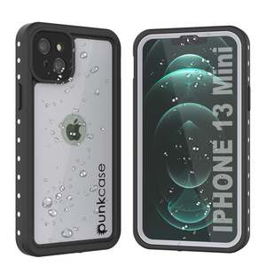 iPhone 13 Mini Waterproof IP68 Case, Punkcase [White] [StudStar Series] [Slim Fi&hellip;