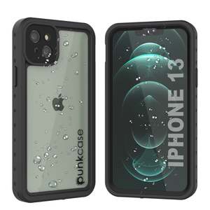 iPhone 13 Waterproof IP68 Case, Punkcase [Clear] [StudStar Series] [Slim Fit] [Dirtproof]