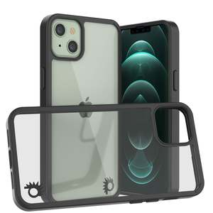iPhone 13 Case Punkcase® LUCID 2.0 Black Series w/ PUNK SHIELD Screen Protector | Ultra Fit