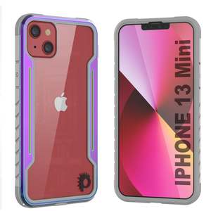 Punkcase Iphone 13 Mini Avenger Case Protective Military Grade Multilayer Cover: Punkcase iPhone 13 Mini ravenger Case Protective Military Grade Multilayer Cover [Rainbow]