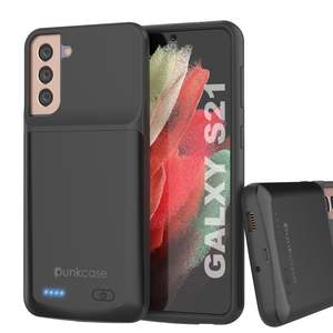Punkjuice S21 Battery Case Portable Charging Power Juice Bank With 4800mah: PunkJuice S21 Battery Case Black - Portable Charging Power Juice Bank with 4800mAh