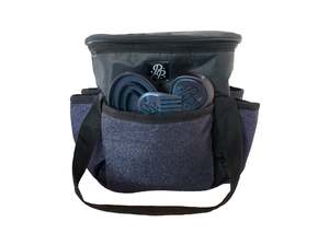 Bags And Luggage: Luxury Navy Glitter Grooming Set