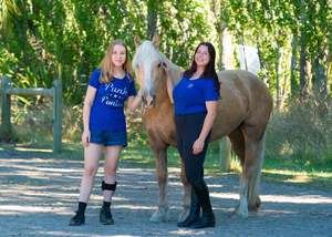 Tops And Breeches: Royal Blue Punk Ponies Shirts