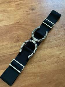 Socks And Belts: Twisted Horseshoe Clasp Belts