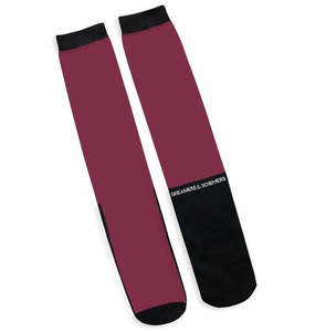 Socks And Belts: Burgundy - Dreamers and Schemers Socks