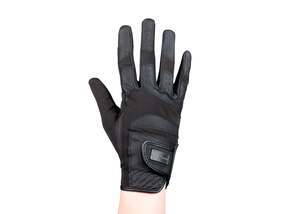 Black Faux Leather Gloves