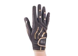 Gloves: Brown/Gold Hero Touchscreen Friendly Gloves