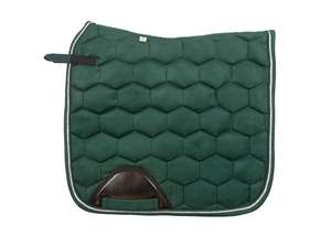 SECONDS "Absinthe" Hunter Green Suede Dressage Pad