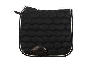SECONDS "Sambuca" Black Suede Dressage Pad