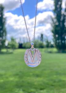 Jewellery: "Victorian Hoofprint" Sterling Silver Necklace