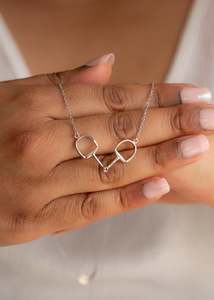 Jewellery: "Snaffle" Sterling Silver Necklace