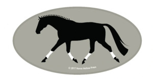 Stickers: Warmblood Laptop & Phone Sticker