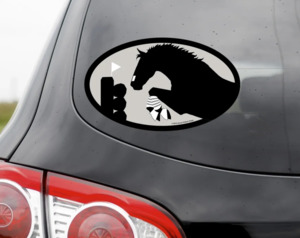Stickers: Eventer Oval Bumper Sticker