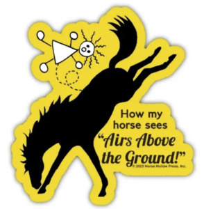Stickers: 3-Inch Die-Cut Airs Above The Ground Sticker