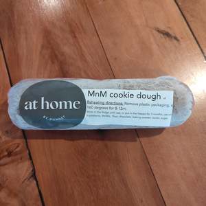 M&M Cookie dough (raw to cook at home, NF)