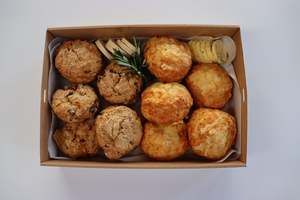 Morning Tea: Freshly baked Scone Box