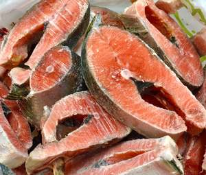 Omega 3: SALMON STEAK - with bone
