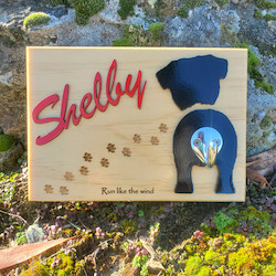 Products: 3D Dog Bum Leash Rack Puptrek