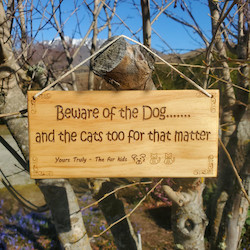 Products: Cute Customised Gate/Crate/Kennel Signs Puptrek