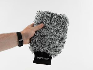 Washing Glove - Black & White 1pk