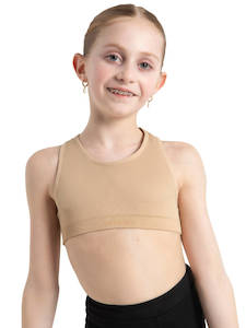 Tops Crops: Capezio Racerback Girls Sports Bra 3760T