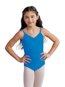 Sale Leotards: Capezio Cami Leo w/ Pinch Front Childs MC100C