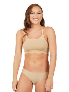 Undergarments: Capezio Convertible Longline Tween Crop 3769T