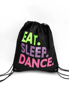 Gifts Accessories: Capezio Eat. Sleep. Dance. Drawstring Bag B292U
