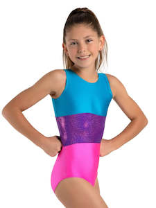 Gymnastics: Capezio Level Up 3 Panel Gymnastics Leotard Girls 12027C